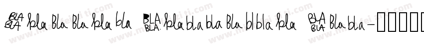 Geller Headline Bla字体转换